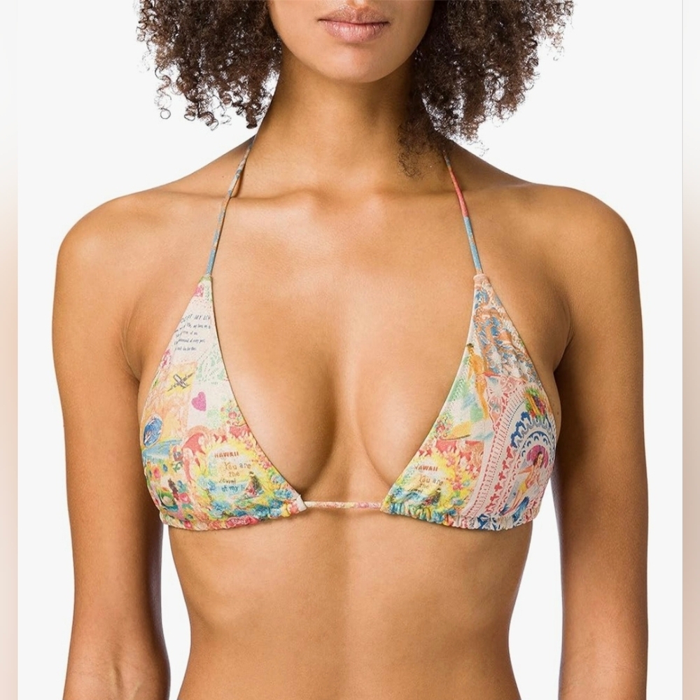 Desigual - Triangle Bikini Top - Size L